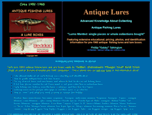 Tablet Screenshot of antiquelures.com